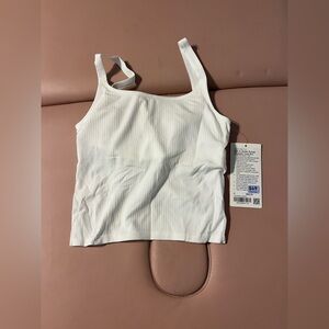 Ebb to street scoop neck cropped tank B/C